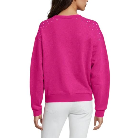 NWOT Wildfox Pink Jewel Bailey Sweater – Sz L - Picture 3 of 8